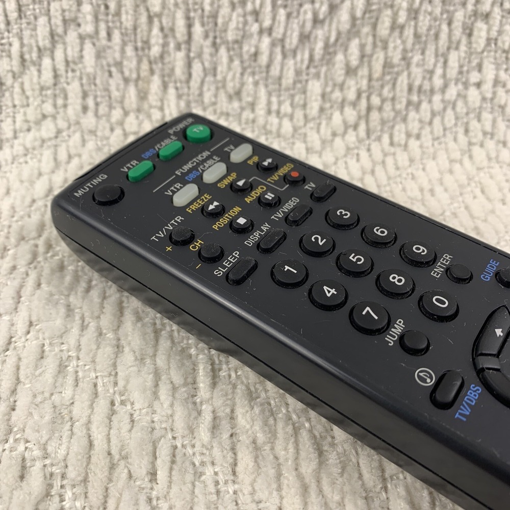 SONY RM-Y136 TV Remote Control unit Tested! Genuine OEM part Replacement Black - Picture 2 of 12
